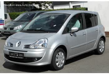 المواصفات والتفاصيل التقنية الكاملة 2008 Renault Grand Modus (Phase II, 2008) 1.5 dCi (86 Hp) FAP