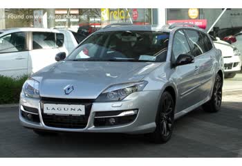 المواصفات والتفاصيل التقنية الكاملة 2010 Renault Laguna III Grandtour (Phase II) 1.5 dCi (110 Hp)