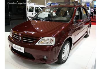 Full specifications and technical details 2004 Renault Logan 1.4 i (75 Hp)