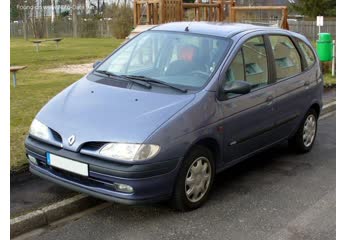 المواصفات والتفاصيل التقنية الكاملة 1999 Renault Megane Scenic 1.6i 16V (107 Hp)