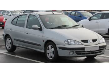 المواصفات والتفاصيل التقنية الكاملة 1999 Renault Megane I (Phase II, 1999) 1.4i 16V (95 Hp)