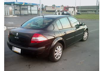 المواصفات والتفاصيل التقنية الكاملة 2006 Renault Megane II Classic (Phase II, 2006) 1.6 16V (112 Hp) Automatic