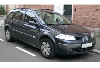 المواصفات والتفاصيل التقنية الكاملة 2006 Renault Megane II Grandtour (Phase II, 2006) 2.0 dCi (150 Hp)