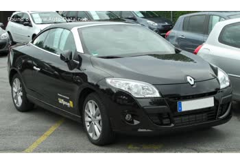 المواصفات والتفاصيل التقنية الكاملة 2010 Renault Megane III CC 1.4 TCe (130 Hp)