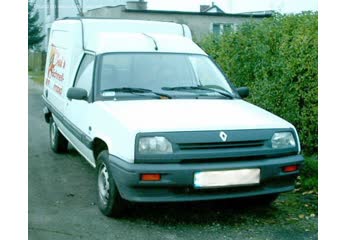 المواصفات والتفاصيل التقنية الكاملة 1991 Renault Rapid 1.4i (75 Hp)