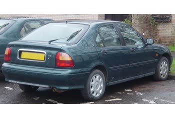 المواصفات والتفاصيل التقنية الكاملة 1995 Rover 400 Hatchback (RT) 416 Si (111 Hp)