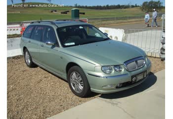 Full specifications and technical details 2001 Rover 75 Tourer 2.5 V6 (177 Hp)