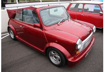 Full specifications and technical details 1992 Rover Mini MK I Cabrio 1300 (63 Hp)