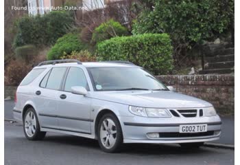 Full specifications and technical details 2001 Saab 9-5 Sport Combi (facelift 2001) 2.3 t (185 Hp)