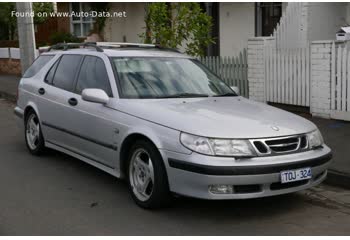 المواصفات والتفاصيل التقنية الكاملة 1999 Saab 9-5 Sport Combi 2.3 T (230 Hp)