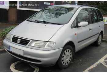 Full specifications and technical details 1996 Seat Alhambra I (7M) 2.0 i (115 Hp)