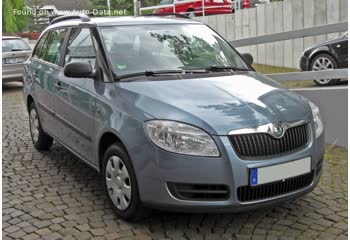 المواصفات والتفاصيل التقنية الكاملة 2007 Skoda Fabia II Combi 1.9 TDI (105 Hp) DPF