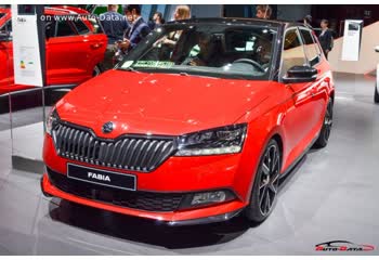 المواصفات والتفاصيل التقنية الكاملة 2020 Skoda Fabia III (facelift 2018) 1.0 TSI (95 Hp) DSG