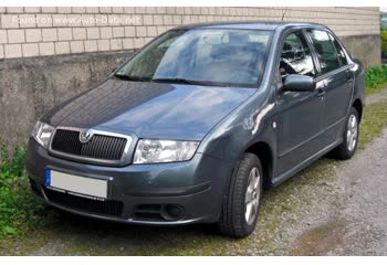 المواصفات والتفاصيل التقنية الكاملة 2004 Skoda Fabia Sedan I (6Y, facelift 2004) 1.9 SDI (64 Hp)