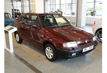 المواصفات والتفاصيل التقنية الكاملة 1996 Skoda Felicia I (791) 1.3 (54 Hp)