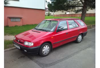 المواصفات والتفاصيل التقنية الكاملة 1995 Skoda Felicia I Combi (795) 1.6 GLX (75 Hp)