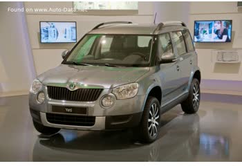 المواصفات والتفاصيل التقنية الكاملة 2009 Skoda Yeti 2.0 TDI (140 Hp) DPF 4x4