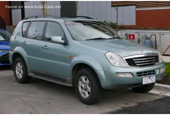 المواصفات والتفاصيل التقنية الكاملة 2001 SsangYong Rexton I RX 230 (143 Hp) Automatic