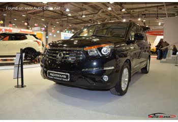 المواصفات والتفاصيل التقنية الكاملة 2012 SsangYong Rodius II 200 CDI (155 Hp) 4WD Automatic