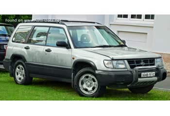 المواصفات والتفاصيل التقنية الكاملة 1998 Subaru Forester I 2.0 S -Turbo (170 Hp) Automatic