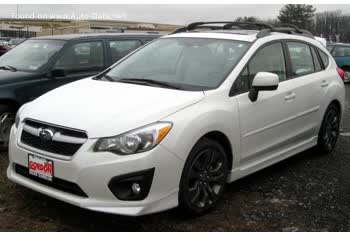 المواصفات والتفاصيل التقنية الكاملة 2011 Subaru Impreza IV Hatchback 1.6i sport (114 Hp) AWD