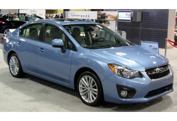 المواصفات والتفاصيل التقنية الكاملة 2011 Subaru Impreza IV Sedan 1.6i sport (114 Hp) AWD Lineartronic