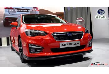 Full specifications and technical details 2016 Subaru Impreza V Hatchback 2.0i (156 Hp) AWD Lineartronic