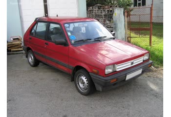 Full specifications and technical details 1990 Subaru Justy I (KAD) 1000 4WD (KAD-A) (5 dr) (50 Hp)