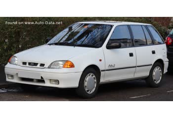 المواصفات والتفاصيل التقنية الكاملة 1995 Subaru Justy II (JMA,MS) 1.3 i 4x4 (5 dr) (68 Hp)