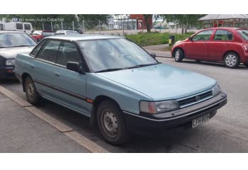 المواصفات والتفاصيل التقنية الكاملة 1989 Subaru Legacy I (BC) 2200 (136 Hp) AWD