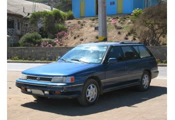 Full specifications and technical details 1989 Subaru Legacy I Station Wagon (BJF) 2000 turbo (200 Hp) AWD