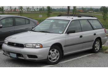 Full specifications and technical details 1996 Subaru Legacy II Station Wagon (BD,BG) 2.5 (150 Hp) AWD