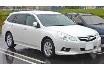 المواصفات والتفاصيل التقنية الكاملة 2009 Subaru Legacy V Station Wagon 2.0d (150 Hp) AWD