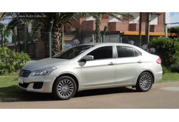 Full specifications and technical details 2014 Suzuki Ciaz 1.4 (92 Hp) Automatic