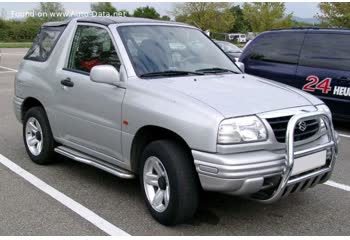 المواصفات والتفاصيل التقنية الكاملة 1998 Suzuki Grand Vitara Cabrio 1.6 i (94 Hp)