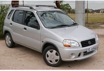 المواصفات والتفاصيل التقنية الكاملة 2000 Suzuki Ignis Hatchback I FH 1.3 i (85 Hp) Automatic