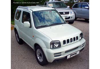 المواصفات والتفاصيل التقنية الكاملة 2005 Suzuki Jimny III (facelift 2005) 1.5 DDiS (86 Hp) 4WD