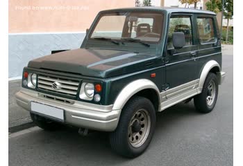 المواصفات والتفاصيل التقنية الكاملة 1995 Suzuki Samurai (SJ) 1.3 (70 Hp)