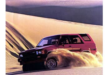 Full specifications and technical details 1989 Toyota 4runner I 3.0i V6 (150 Hp) 4x4 Automatic