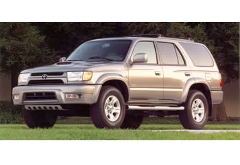 المواصفات والتفاصيل التقنية الكاملة 1999 Toyota 4runner III (facelift 1999) 2.7 16V (150 Hp) 4x4