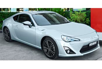 Full specifications and technical details 2012 Toyota 86 I 2.0 D-4S (200 Hp)