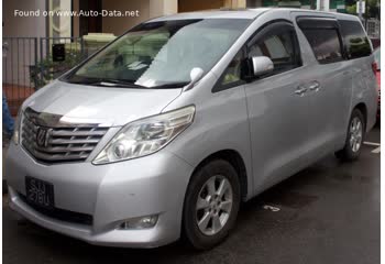 المواصفات والتفاصيل التقنية الكاملة 2008 Toyota Alphard II 3.5 (280 Hp)