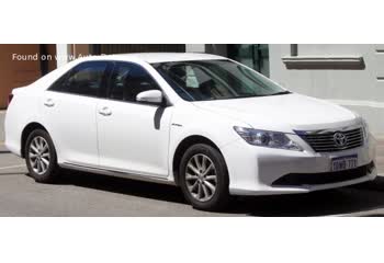 المواصفات والتفاصيل التقنية الكاملة 2012 Toyota Aurion II (XV50) 3.5 V6 (272 Hp) Automatic