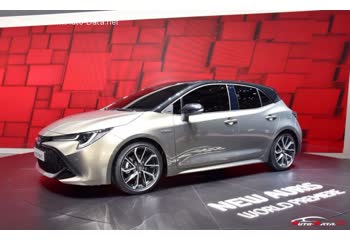 Full specifications and technical details 2018 Toyota Auris III 2.0 (170 Hp) CVT