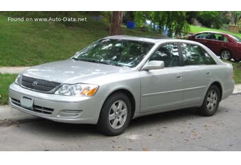 المواصفات والتفاصيل التقنية الكاملة 1999 Toyota Avalon II 3.0 i V6 24V (213 Hp)