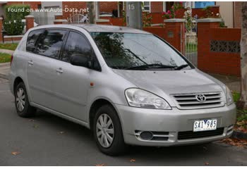 المواصفات والتفاصيل التقنية الكاملة 2001 Toyota Avensis Verso 2.0 D-4D (116 Hp)