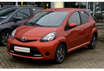 المواصفات والتفاصيل التقنية الكاملة 2012 Toyota Aygo (facelift 2012) 1.0 VVT-i (68 Hp) MultiMode