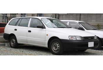 المواصفات والتفاصيل التقنية الكاملة 1992 Toyota Caldina (T19) 2.0 D (73 Hp) Automatic