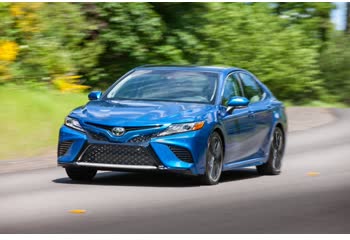 Full specifications and technical details 2017 Toyota Camry VIII (XV70) 3.5 V6 (301 Hp) Automatic