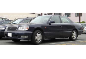 المواصفات والتفاصيل التقنية الكاملة 1997 Toyota Celsior II 4.0 V8 i (280 Hp)